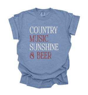 Country Music Sunshine Beer Tee